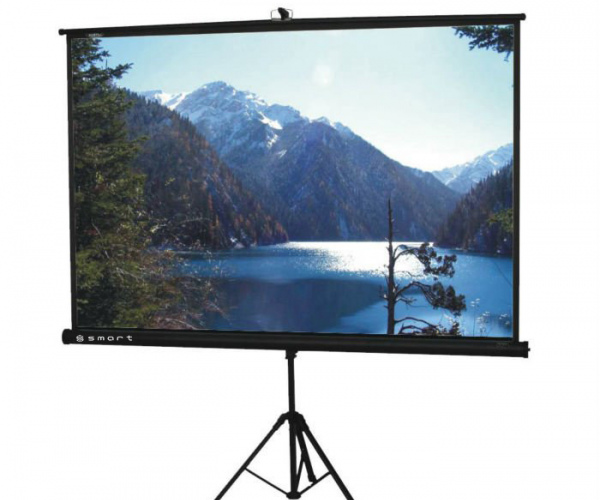 Проекционный экран SMART  84” (60”x60”), на треноге, 1:1, VCP060060MWK